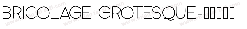 Bricolage Grotesque字体转换
